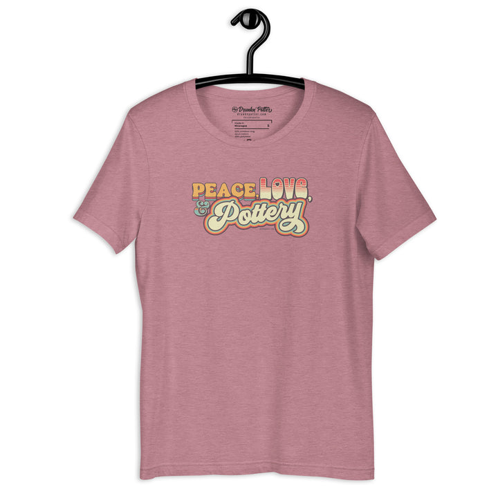 Peace, Love, & Pottery Unisex T-shirt